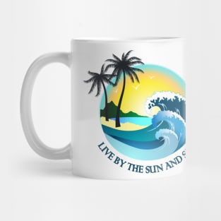 Live By The Sun And Sand Mug